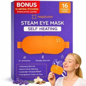 Steam Eye Mask Travel & Relaxation Dry Puffy Eye Treatment Fast Soothing Relief